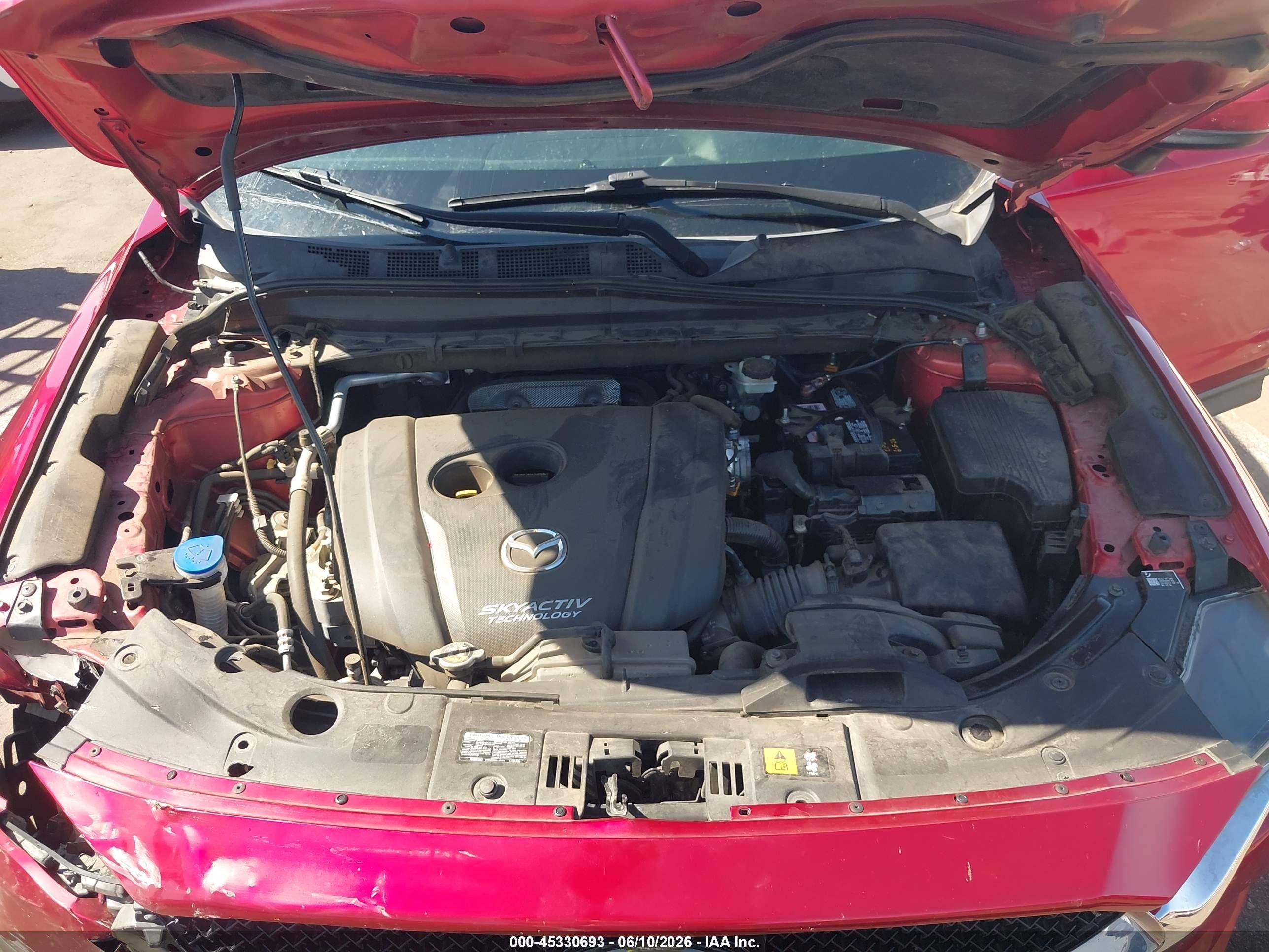 2019 Mazda Cx-5 Touring Красный vin: JM3KFACM6K1576269