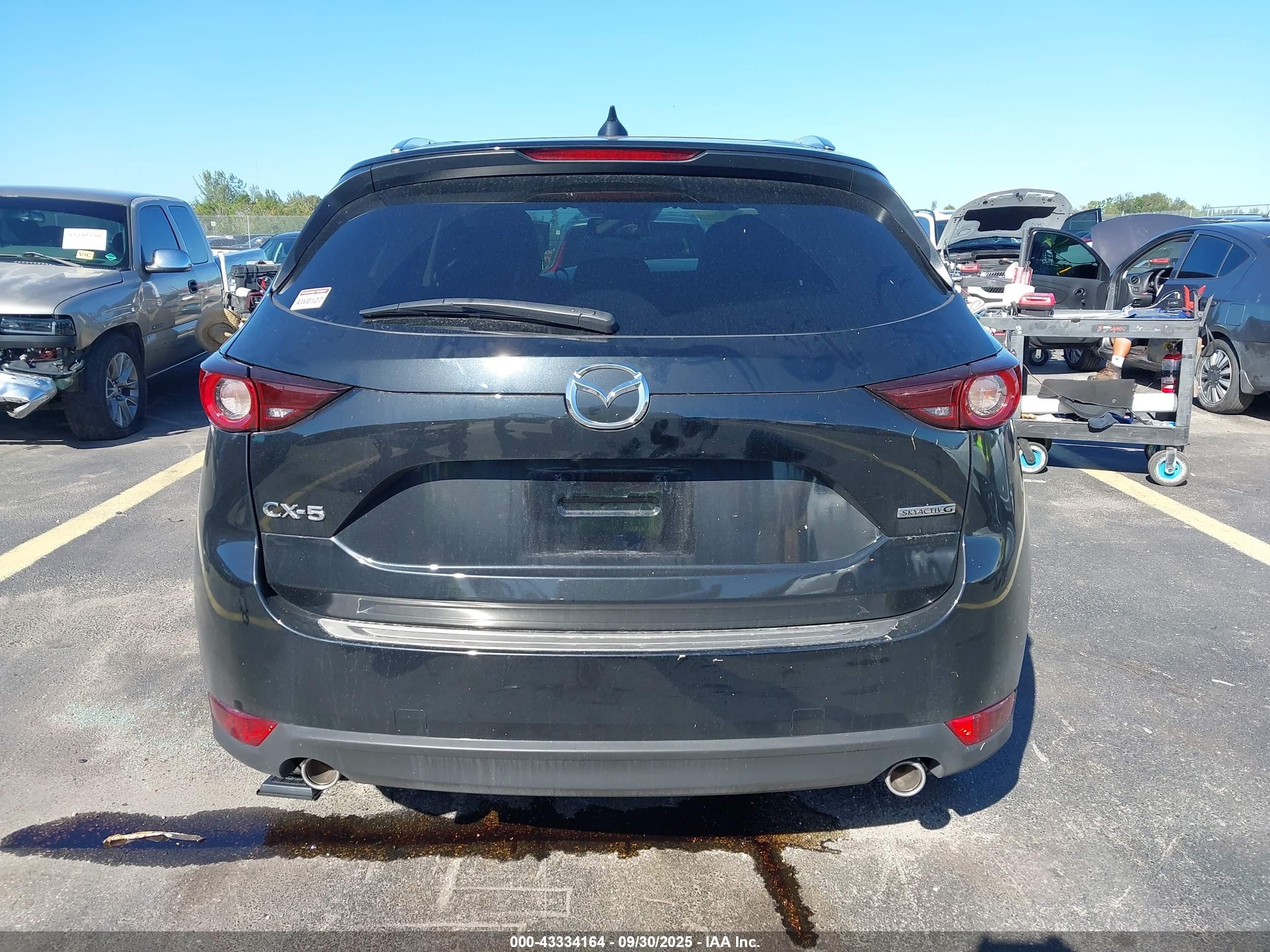 2021 Mazda Cx-5 Touring Black vin: JM3KFACM6M1392680