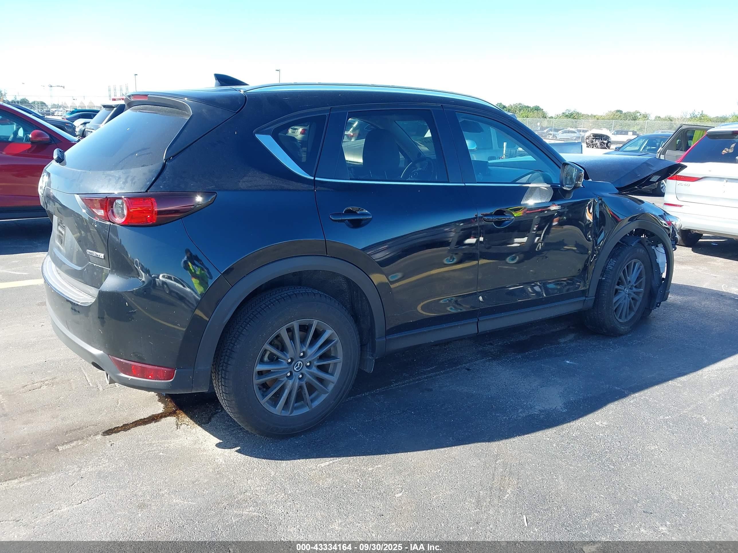 2021 Mazda Cx-5 Touring Black vin: JM3KFACM6M1392680