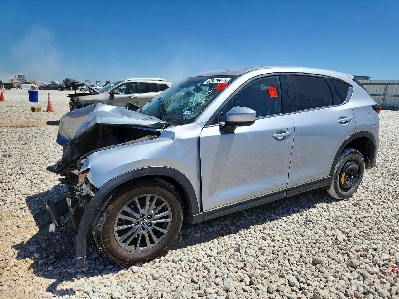 2019 Mazda Cx-5 Touring Gray vin: JM3KFACM7K1593971