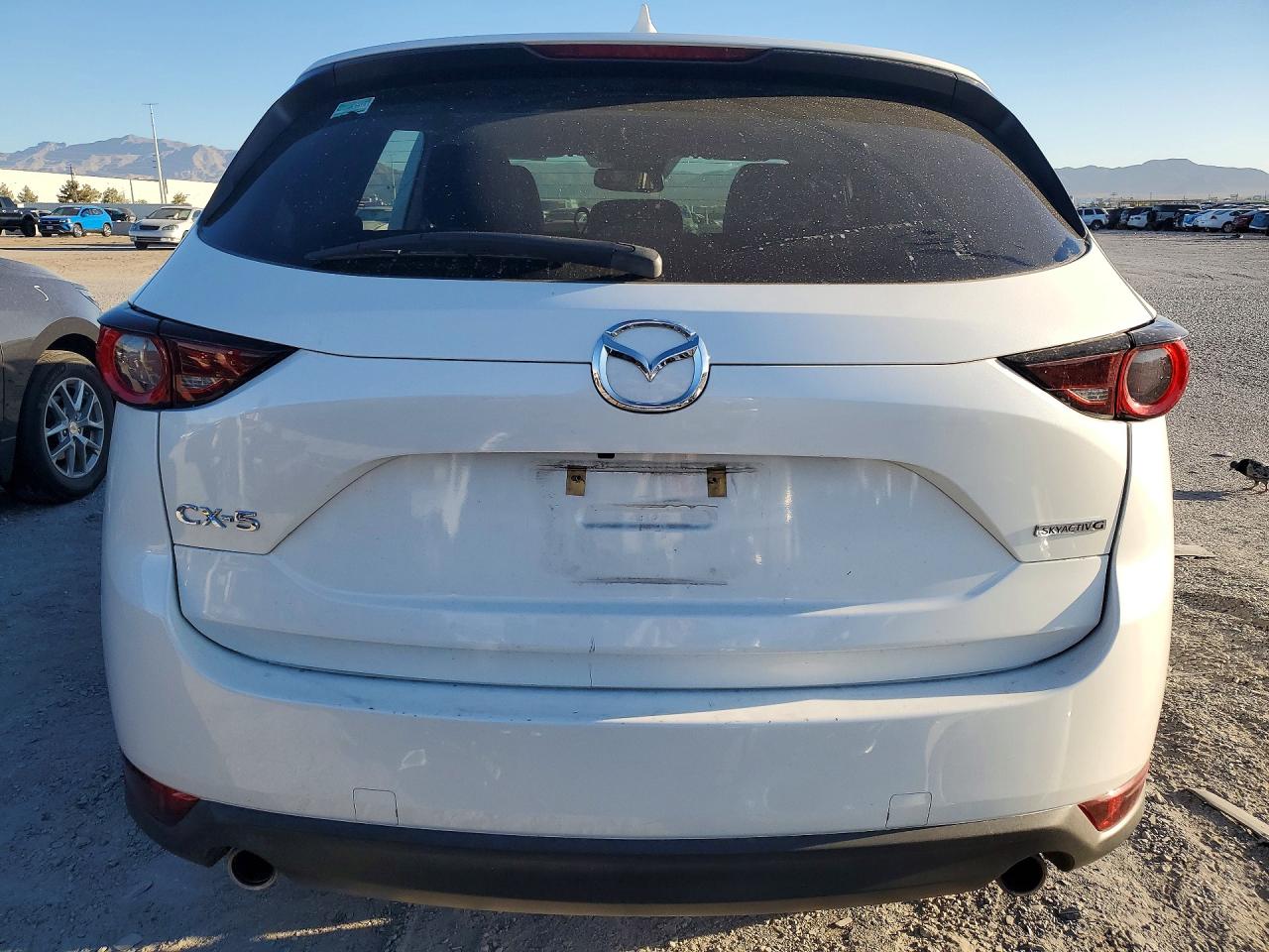 2020 Mazda Cx-5 Touring White vin: JM3KFACM7L1826040