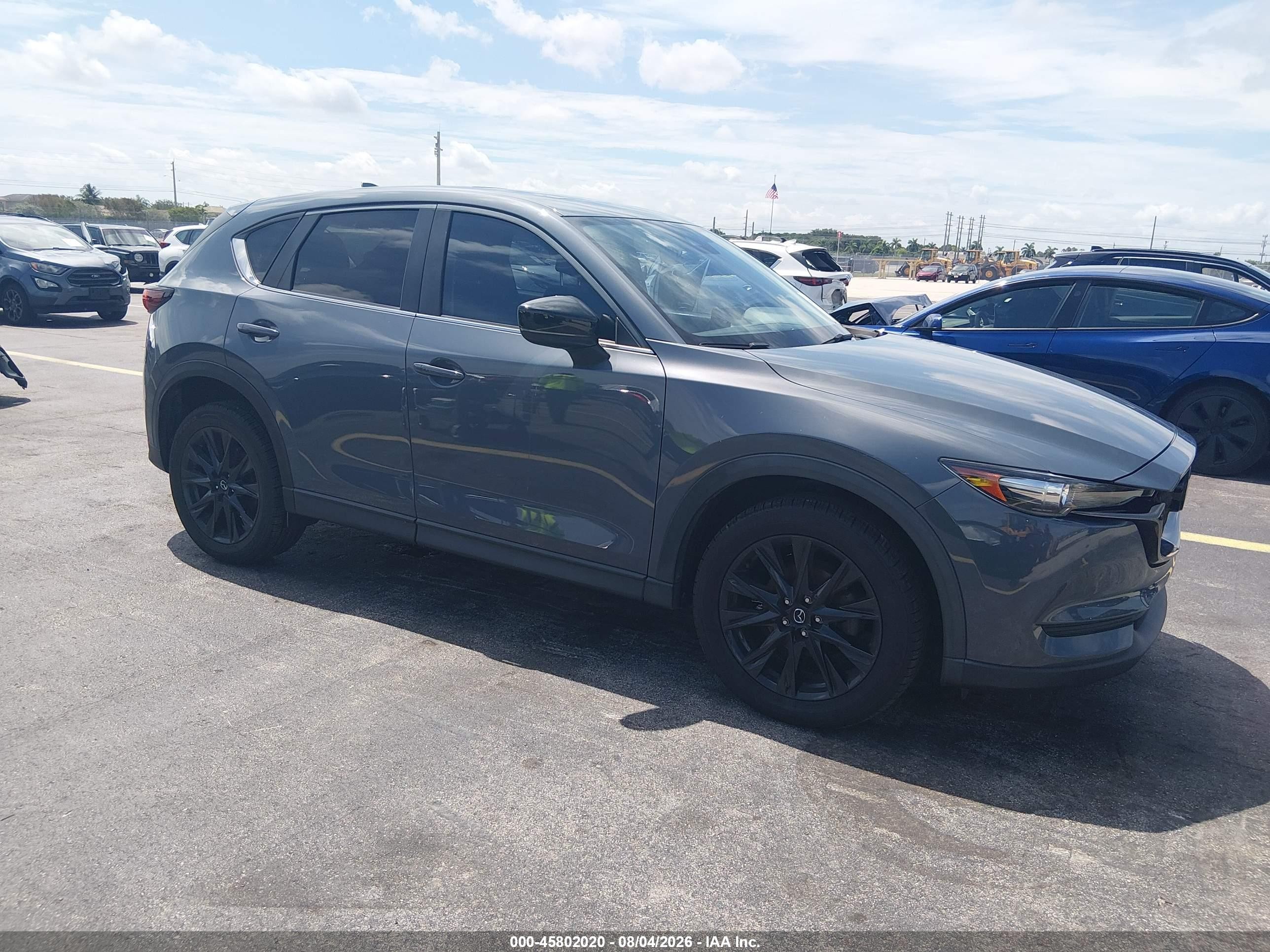 2021 Mazda Cx-5 Carbon Edition Gray vin: JM3KFACM9M0428917