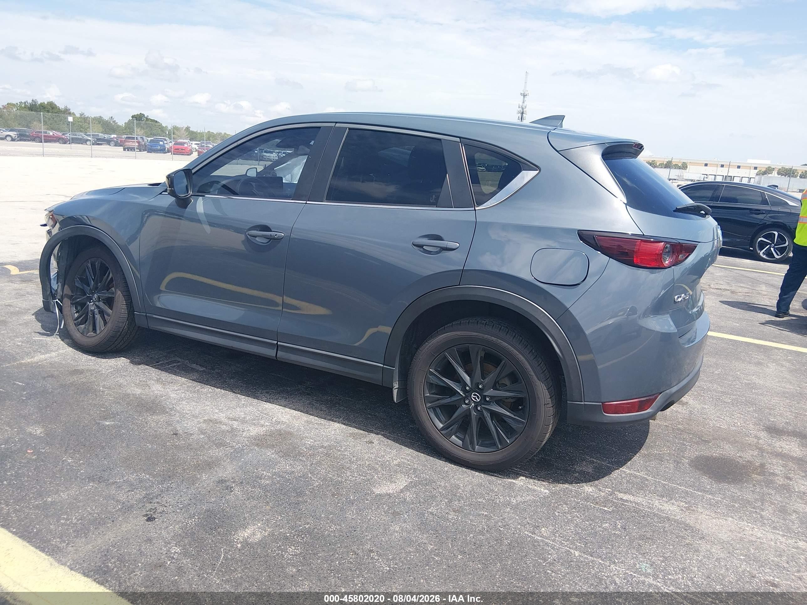 2021 Mazda Cx-5 Carbon Edition Gray vin: JM3KFACM9M0428917