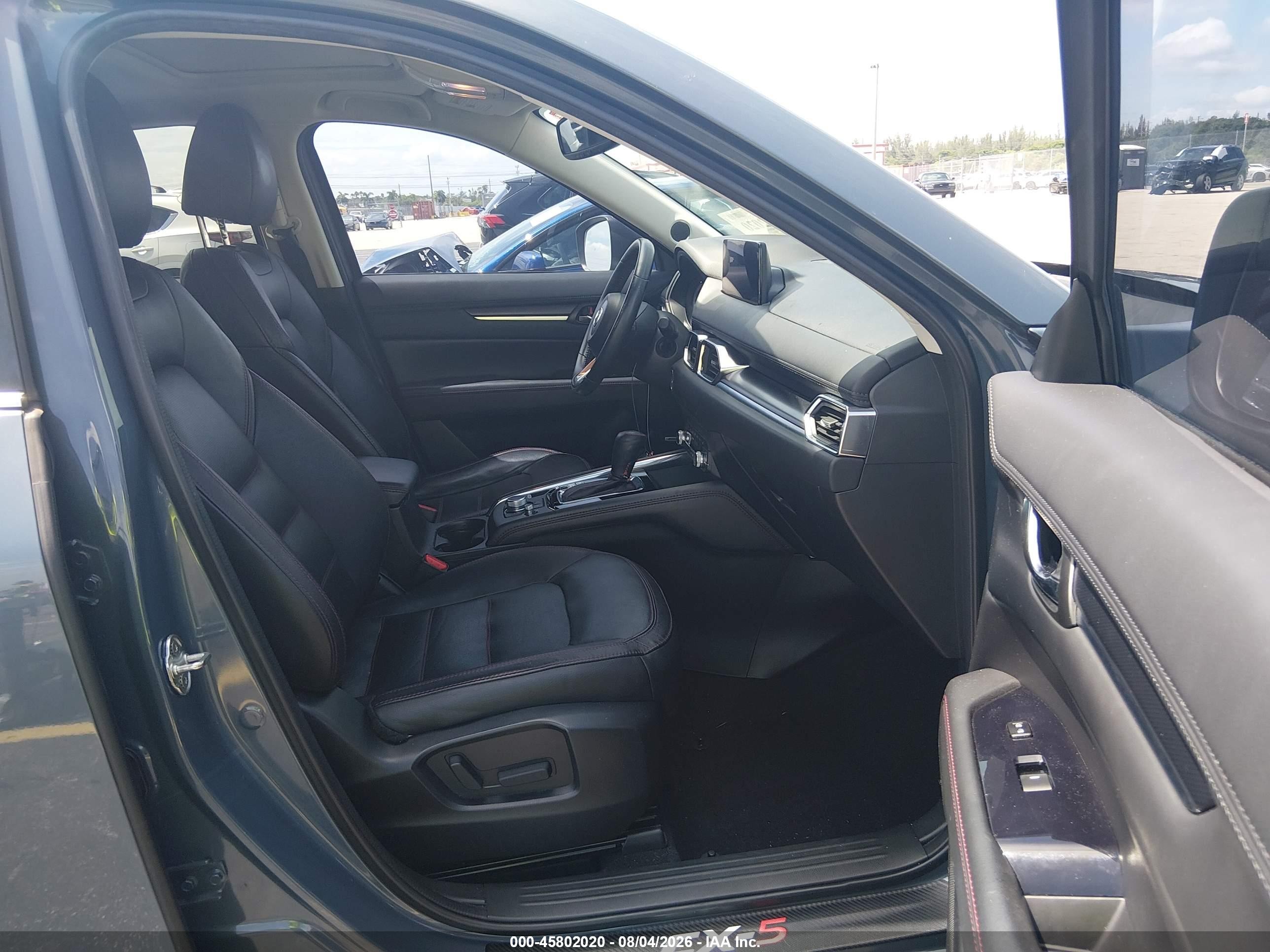 2021 Mazda Cx-5 Carbon Edition Gray vin: JM3KFACM9M0428917
