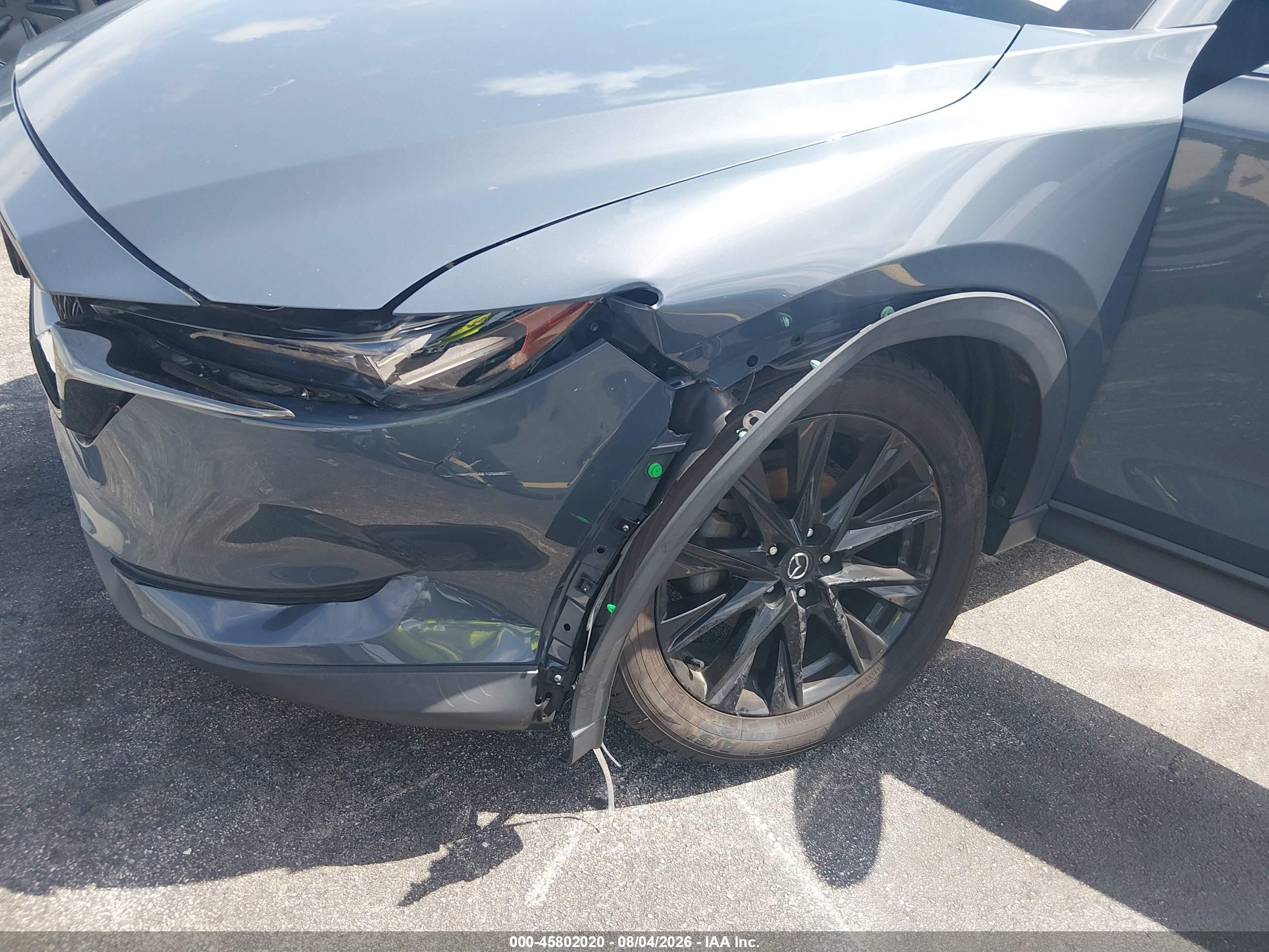 2021 Mazda Cx-5 Carbon Edition Gray vin: JM3KFACM9M0428917