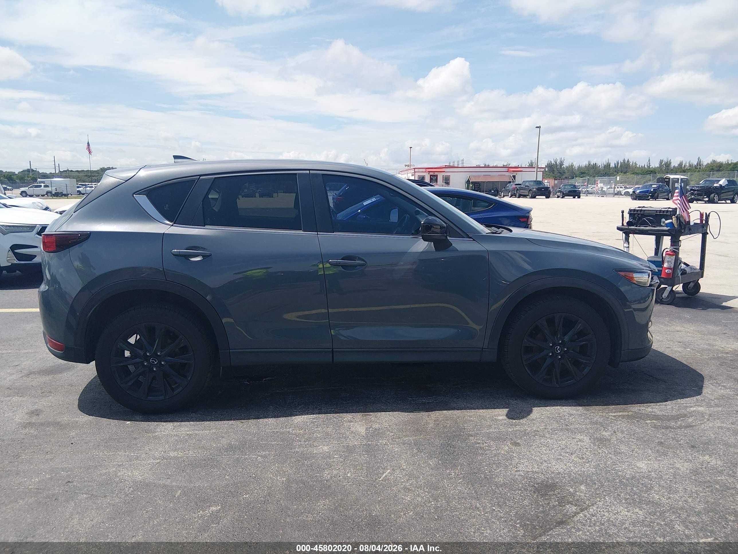 2021 Mazda Cx-5 Carbon Edition Gray vin: JM3KFACM9M0428917