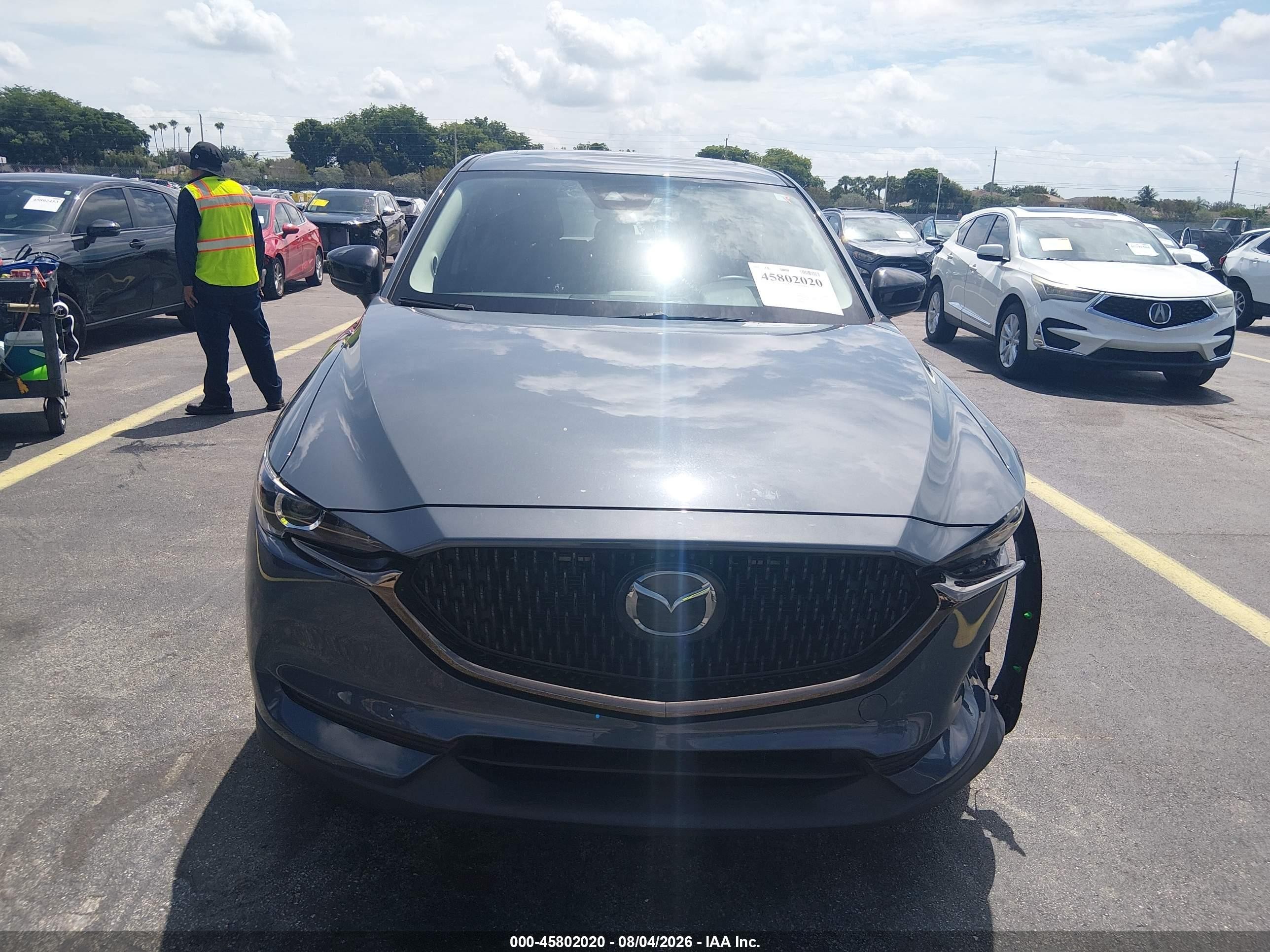 2021 Mazda Cx-5 Carbon Edition Gray vin: JM3KFACM9M0428917
