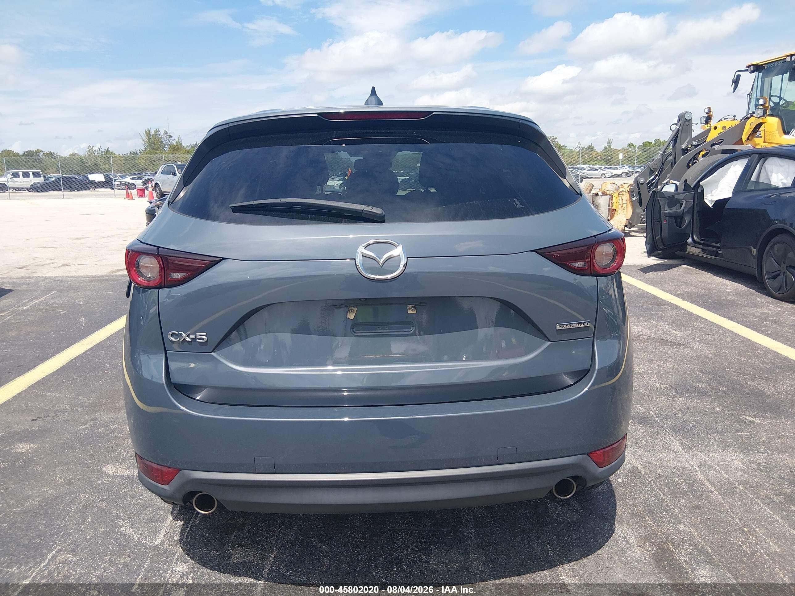 2021 Mazda Cx-5 Carbon Edition Gray vin: JM3KFACM9M0428917