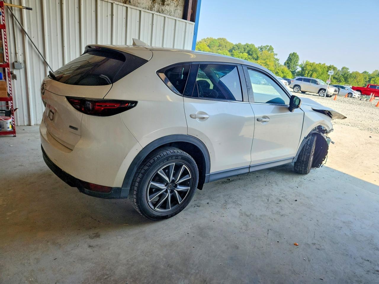 2017 Mazda Cx-5 Grand Touring White vin: JM3KFADL7H0228226