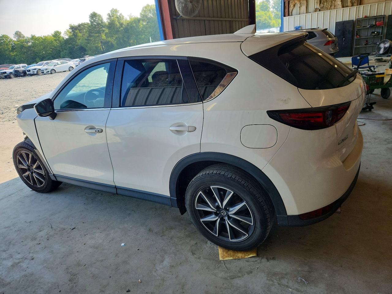 2017 Mazda Cx-5 Grand Touring White vin: JM3KFADL7H0228226