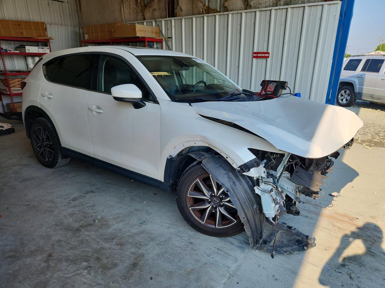 2017 Mazda Cx-5 Grand Touring White vin: JM3KFADL7H0228226