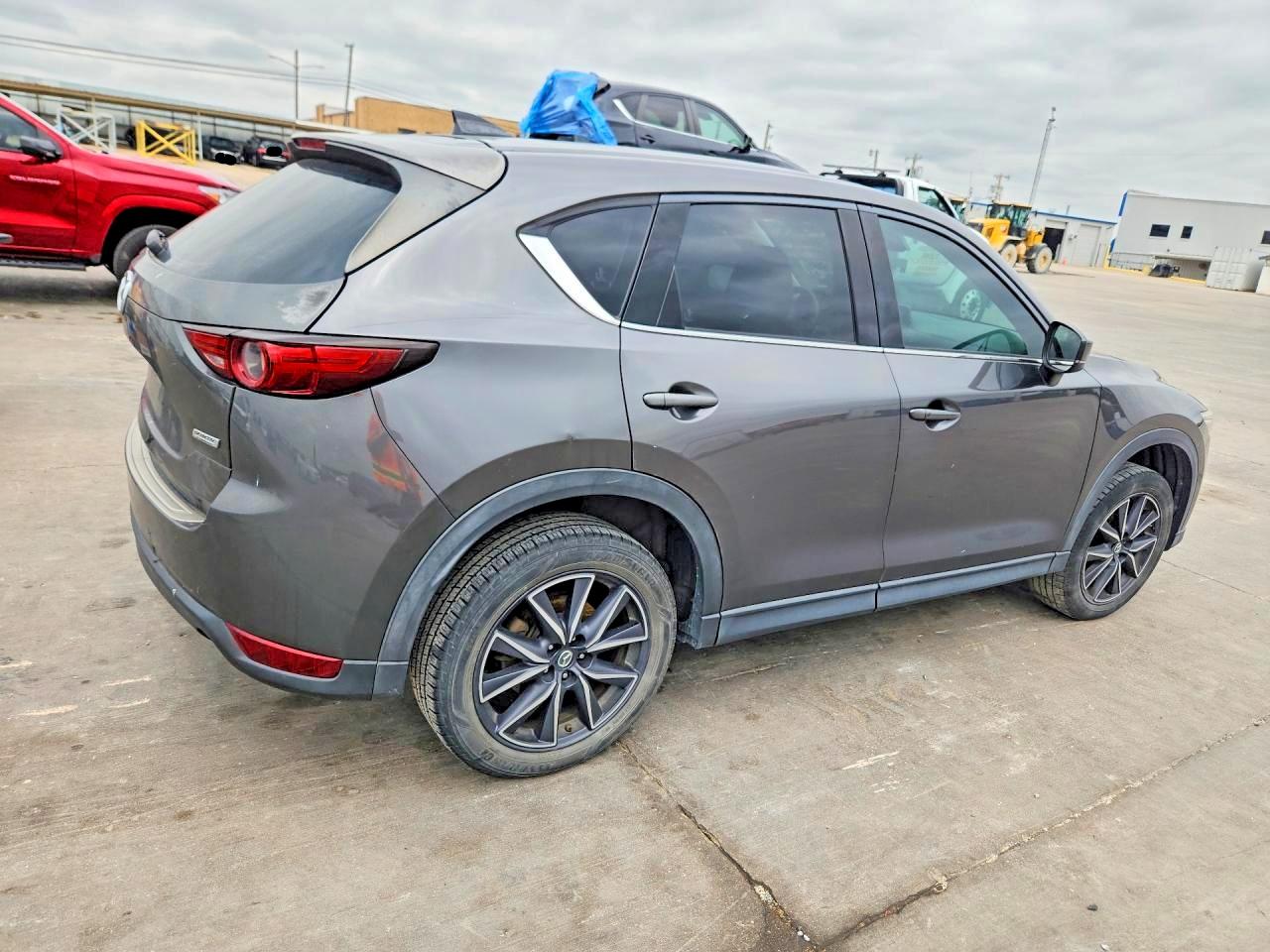 2017 Mazda Cx-5 Grand Touring Gray vin: JM3KFADL8H0146571