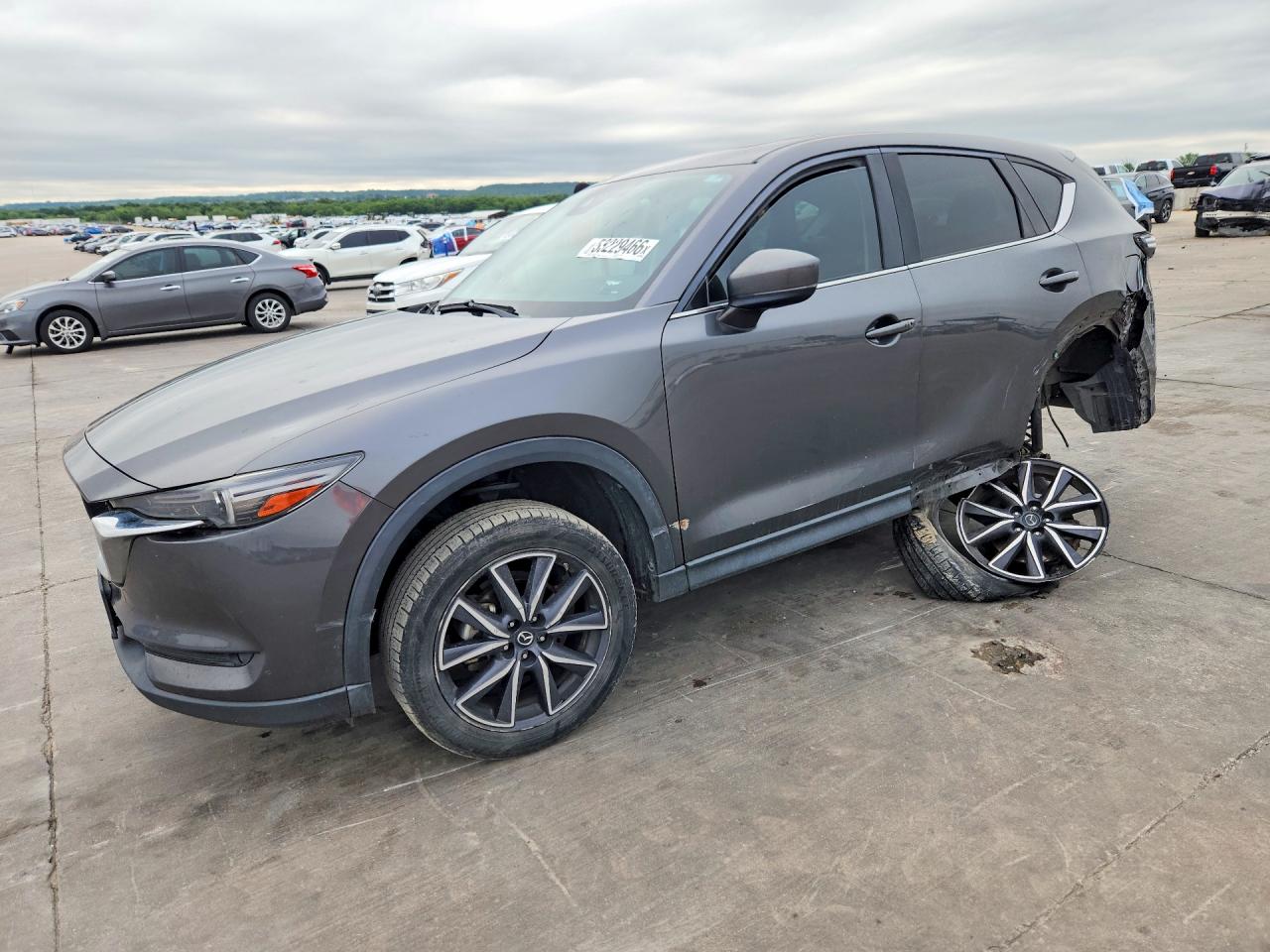 2017 Mazda Cx-5 Grand Touring Gray vin: JM3KFADL8H0146571