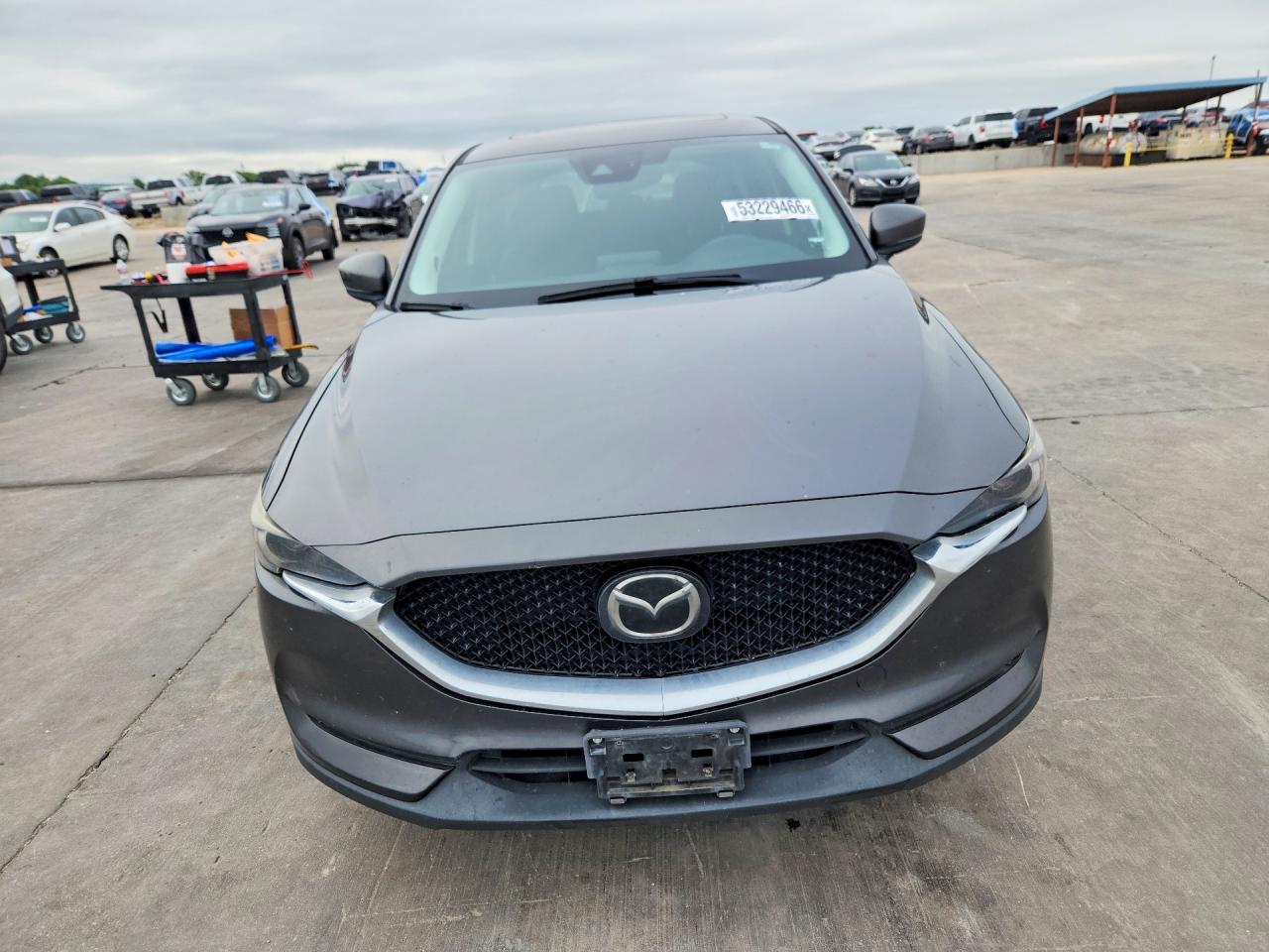 2017 Mazda Cx-5 Grand Touring Gray vin: JM3KFADL8H0146571