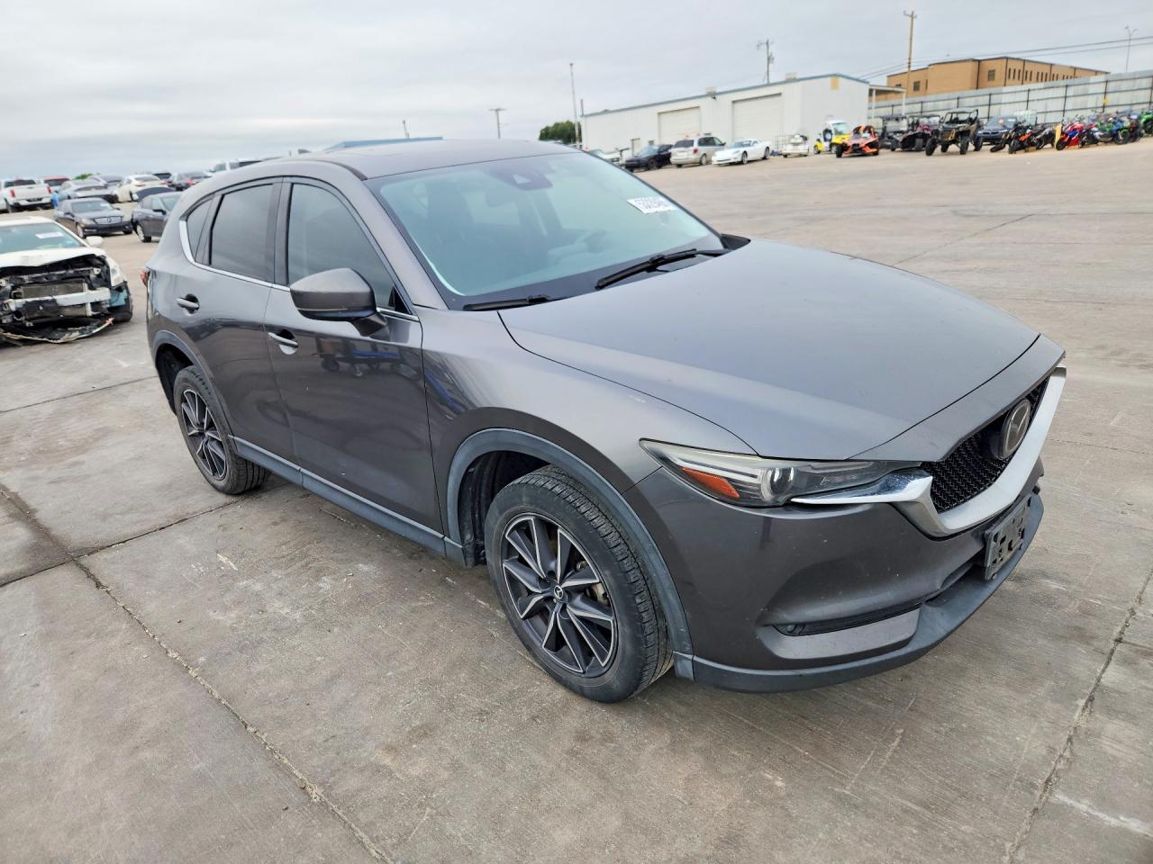 2017 Mazda Cx-5 Grand Touring Gray vin: JM3KFADL8H0146571