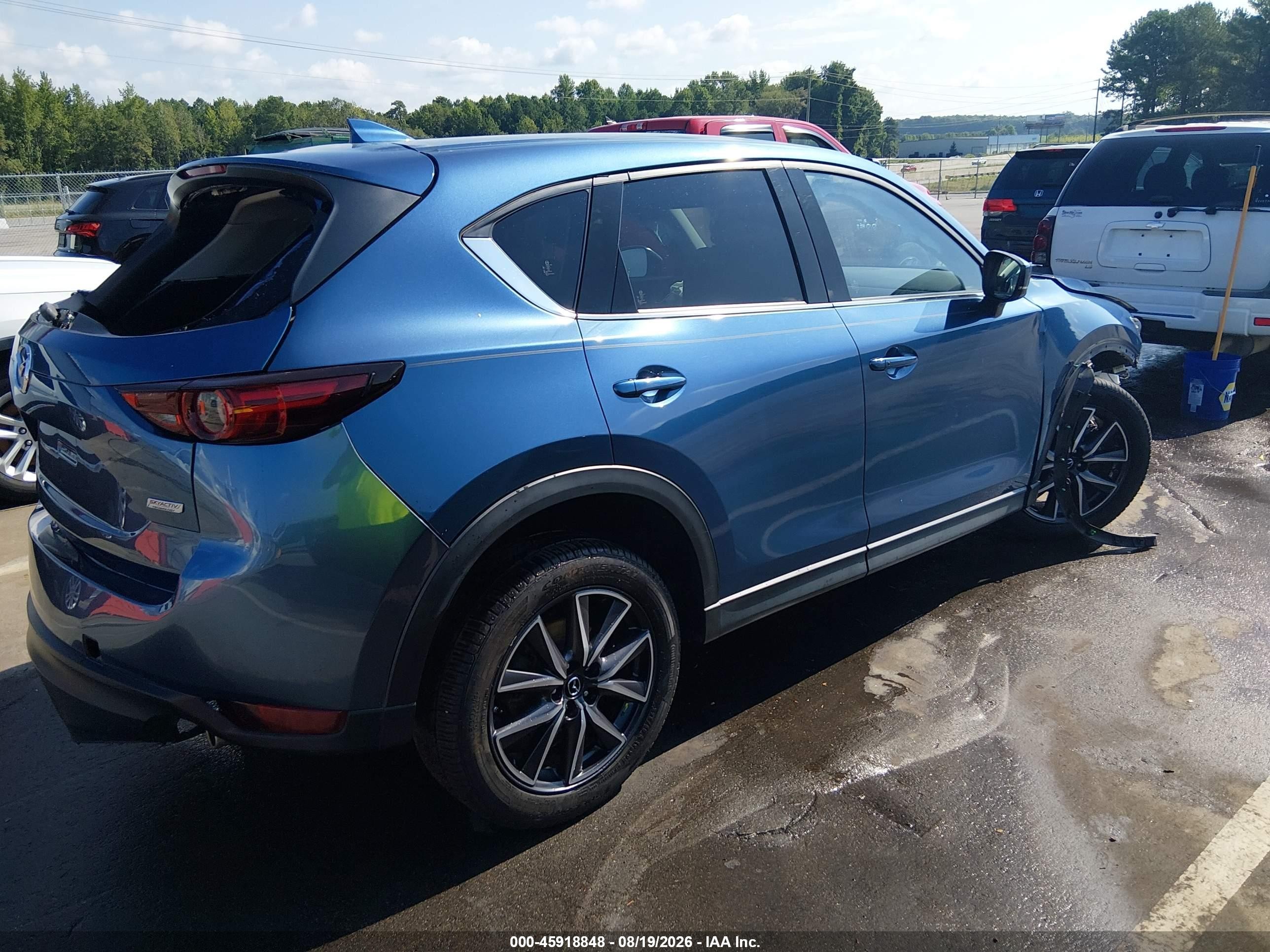 2017 Mazda Cx-5 Grand Touring Синий vin: JM3KFADL8H0193664