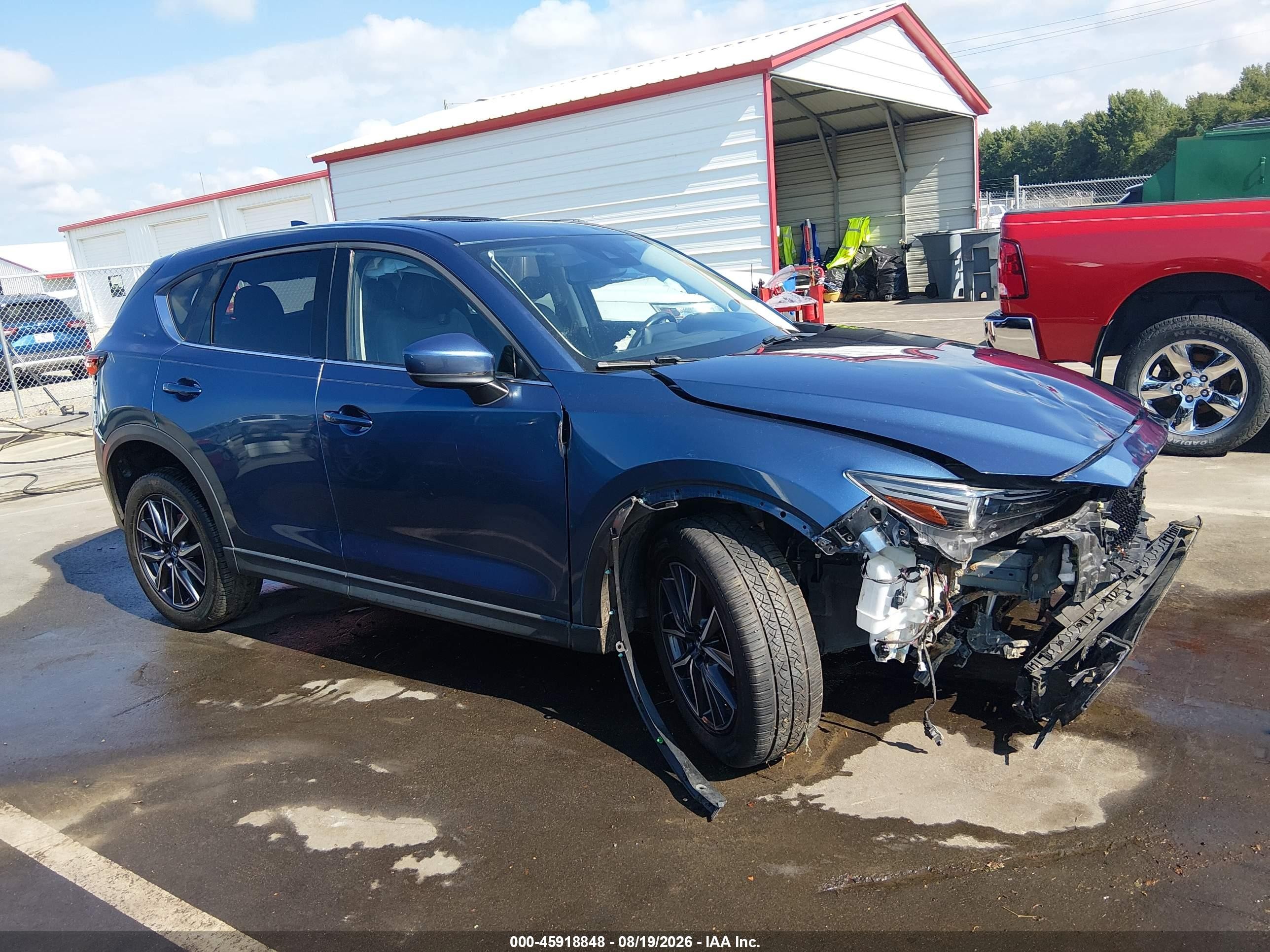 2017 Mazda Cx-5 Grand Touring Синий vin: JM3KFADL8H0193664