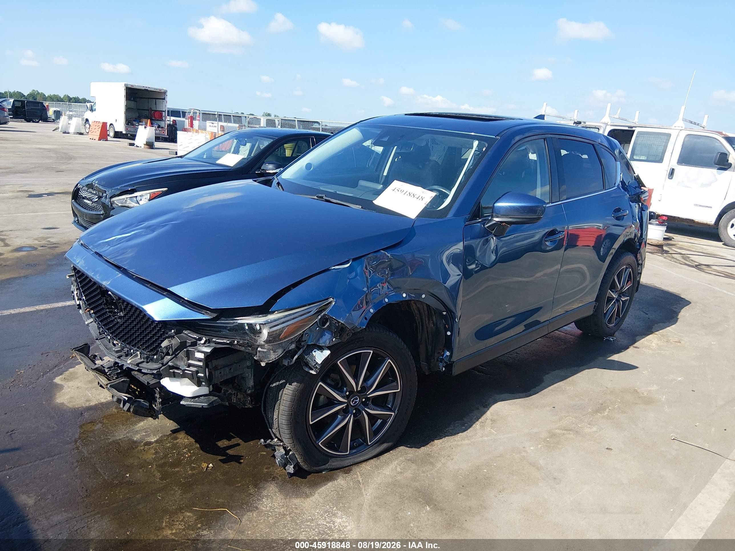 2017 Mazda Cx-5 Grand Touring Синий vin: JM3KFADL8H0193664