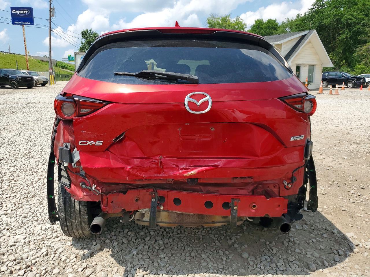 2017 Mazda Cx-5 Grand Touring Red vin: JM3KFADL9H0107228