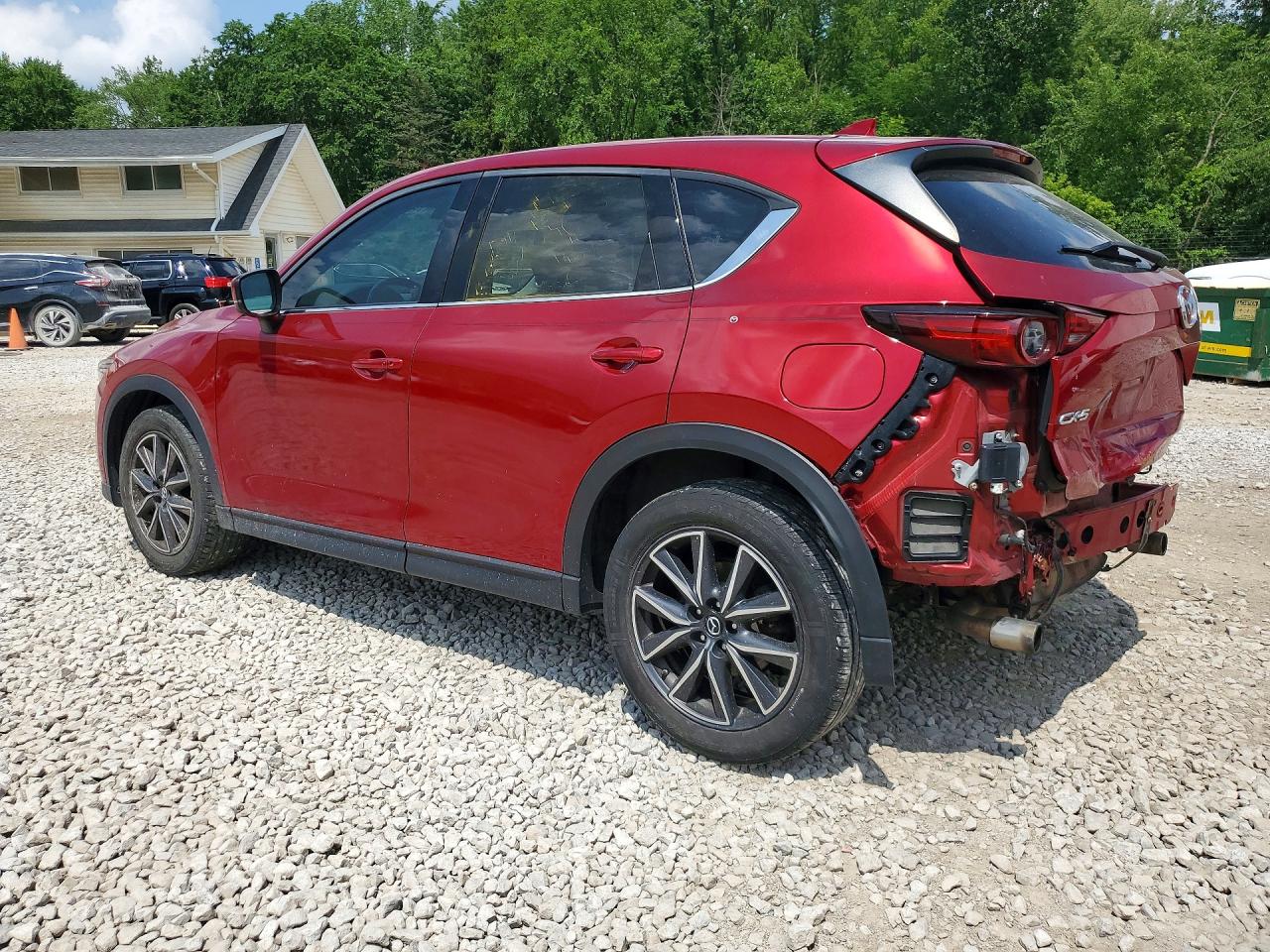 2017 Mazda Cx-5 Grand Touring Red vin: JM3KFADL9H0107228