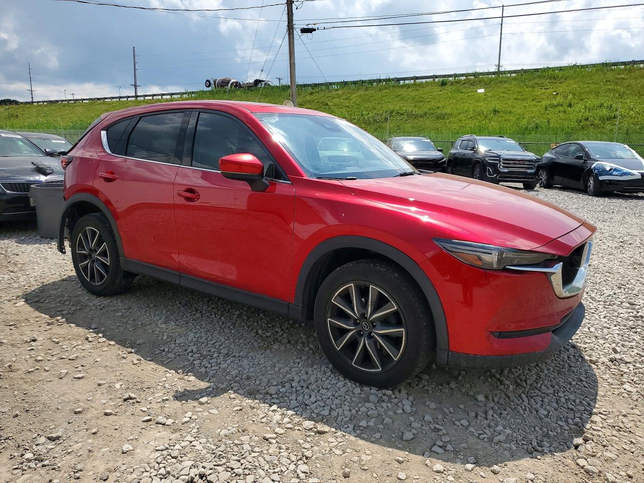 2017 Mazda Cx-5 Grand Touring Red vin: JM3KFADL9H0107228
