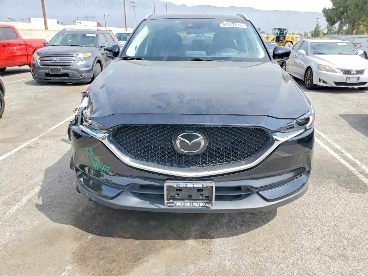 2020 Mazda Cx-5 Grand Touring Black vin: JM3KFADM0L1846449