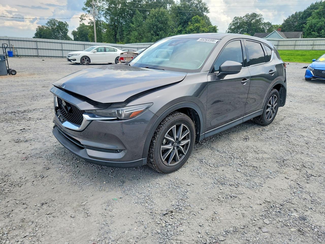 2018 Mazda Cx-5 Grand Touring Gray vin: JM3KFADM1J0317000