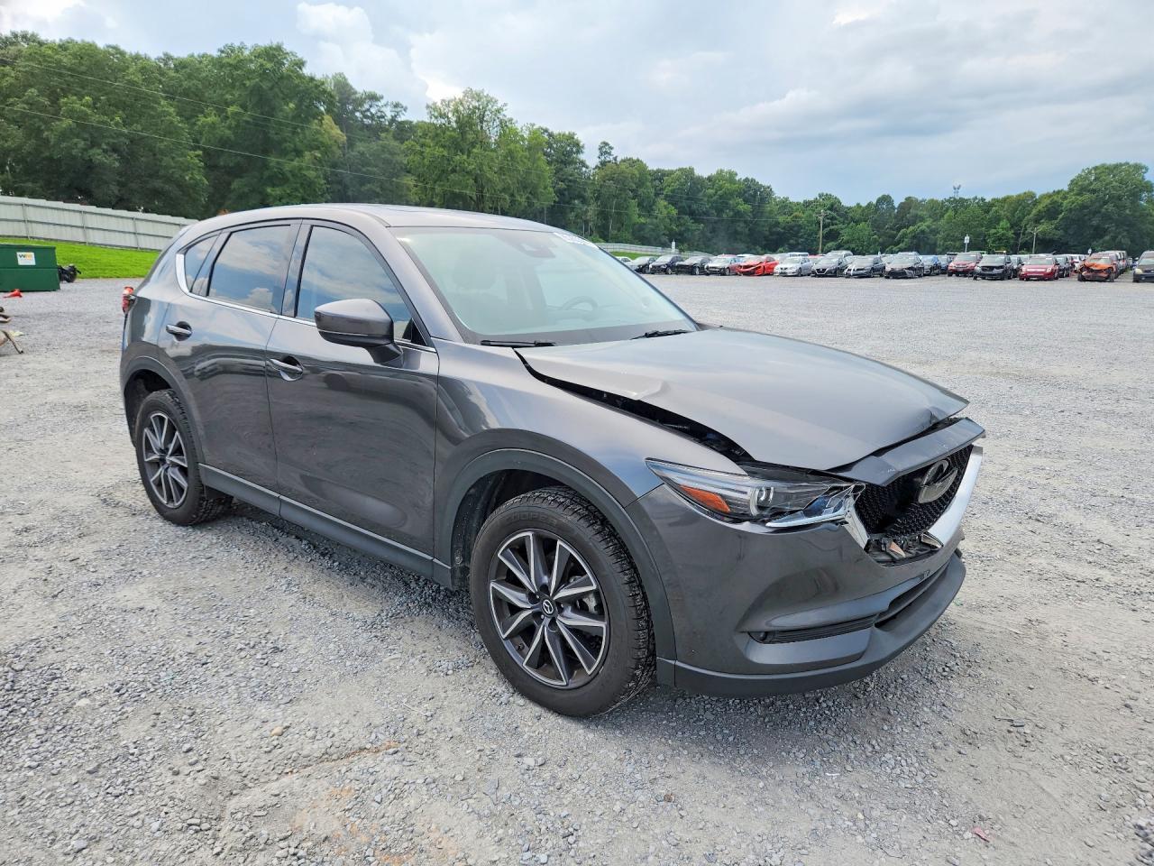 2018 Mazda Cx-5 Grand Touring Gray vin: JM3KFADM1J0317000
