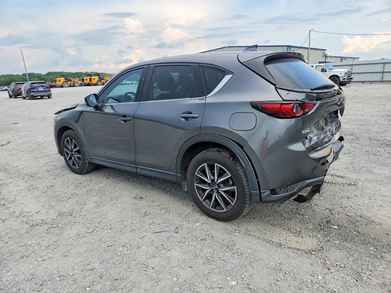 2018 Mazda Cx-5 Grand Touring Gray vin: JM3KFADM1J0317000