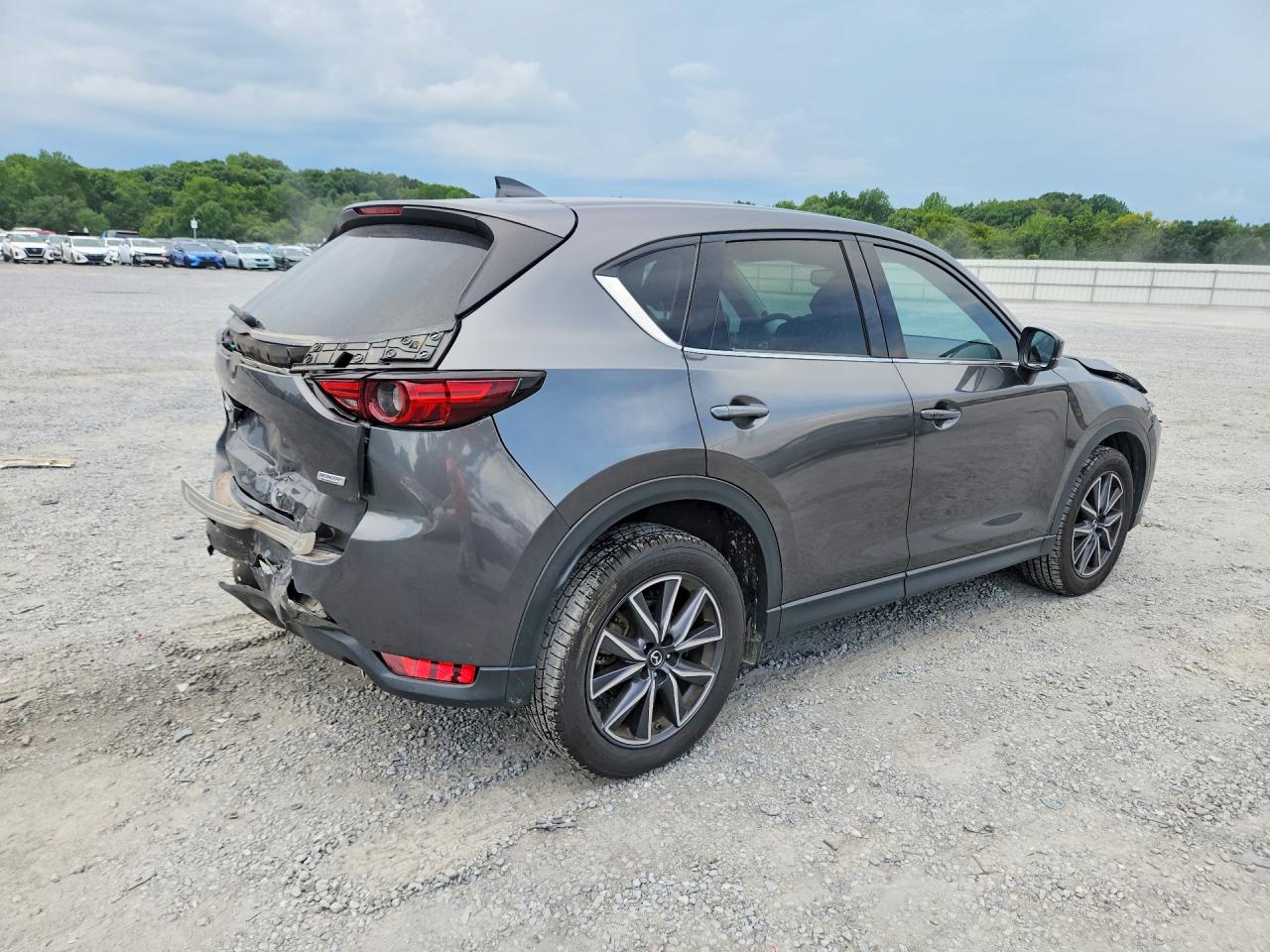 2018 Mazda Cx-5 Grand Touring Gray vin: JM3KFADM1J0317000