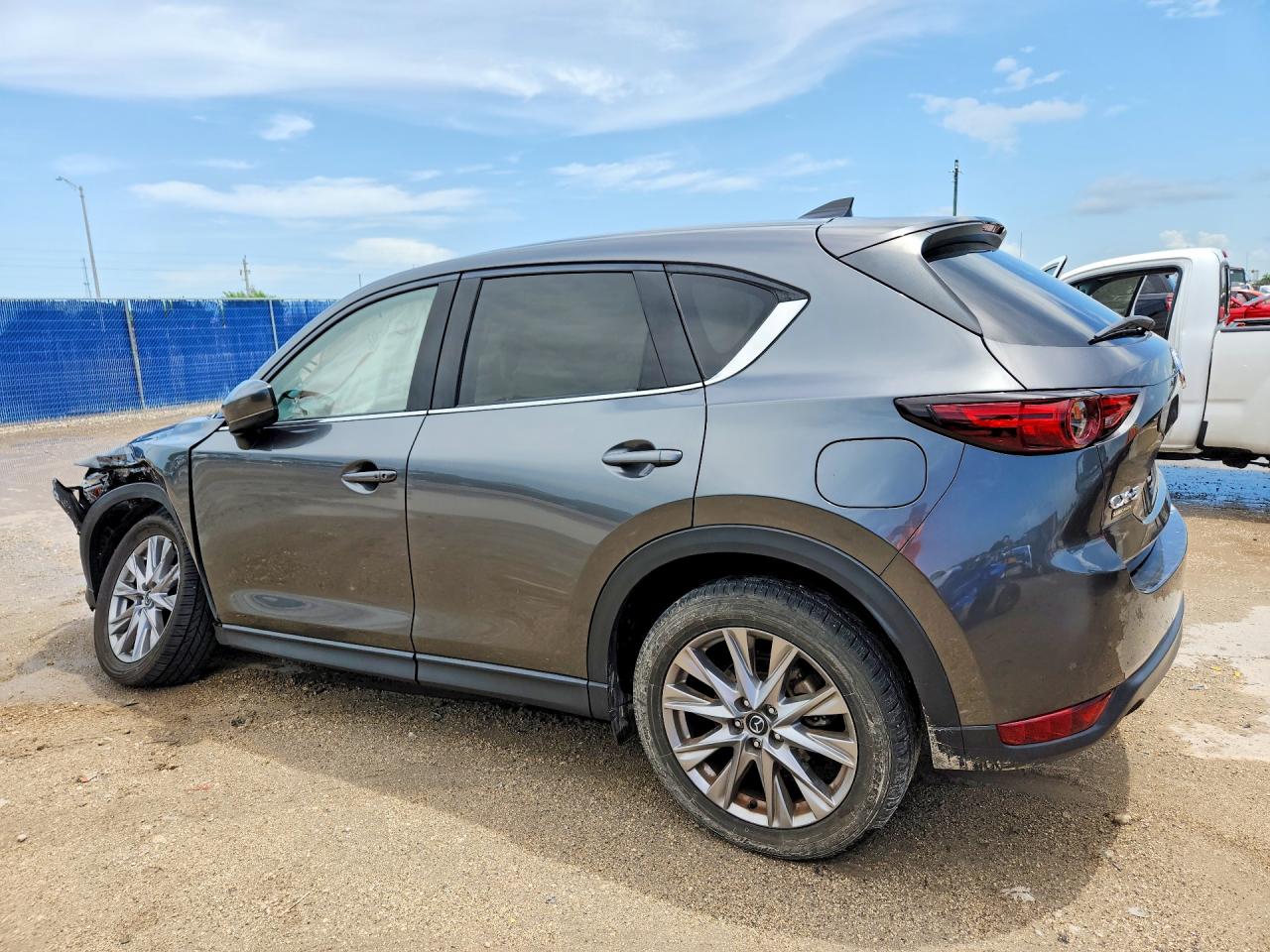 2021 Mazda Cx-5 Grand Touring Gray vin: JM3KFADM2M0427428