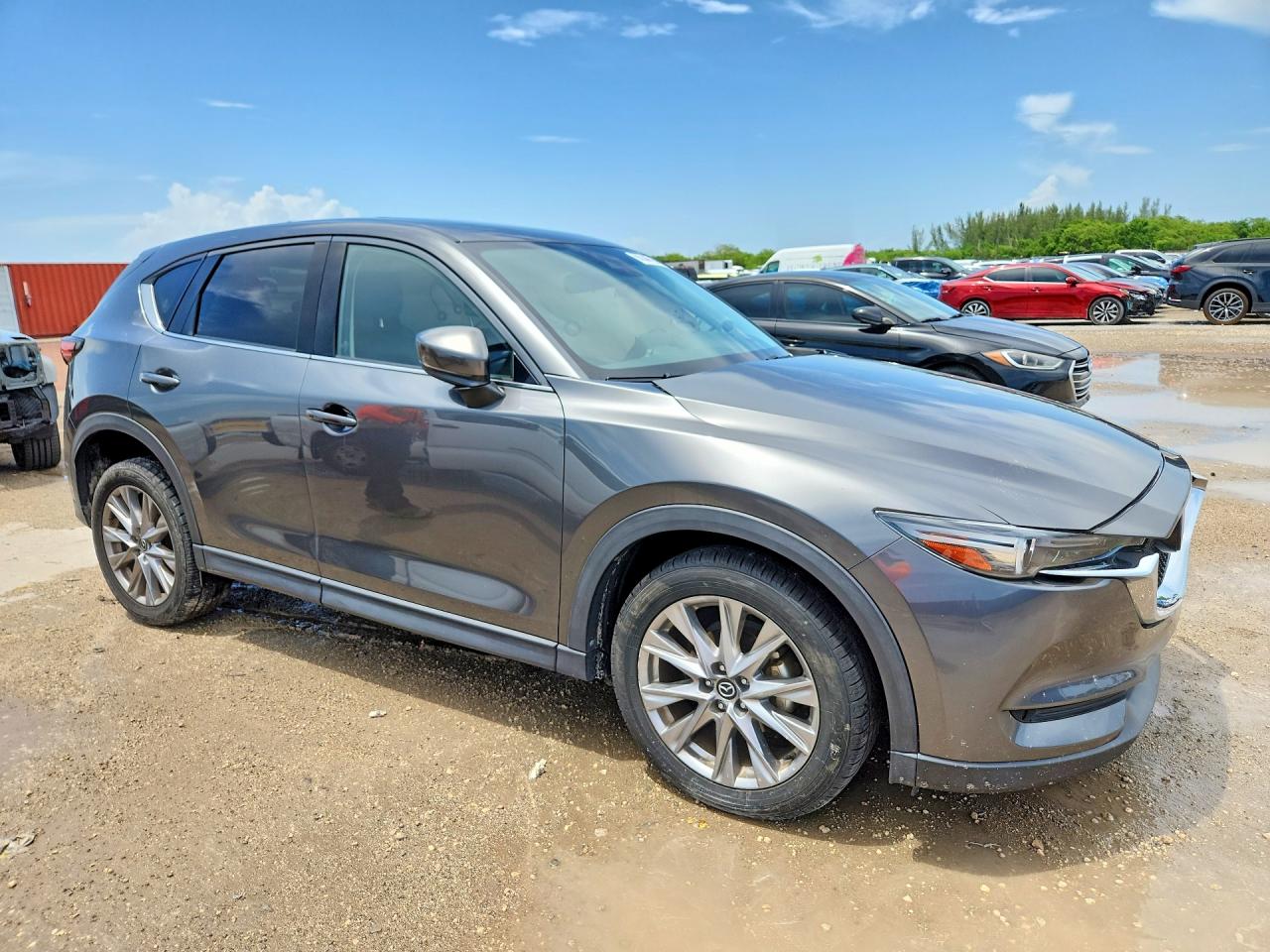 2021 Mazda Cx-5 Grand Touring Gray vin: JM3KFADM2M0427428