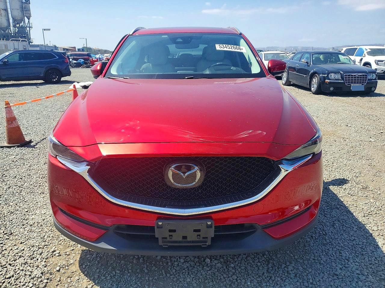 2019 Mazda Cx-5 Grand Touring Red vin: JM3KFADM5K0696598
