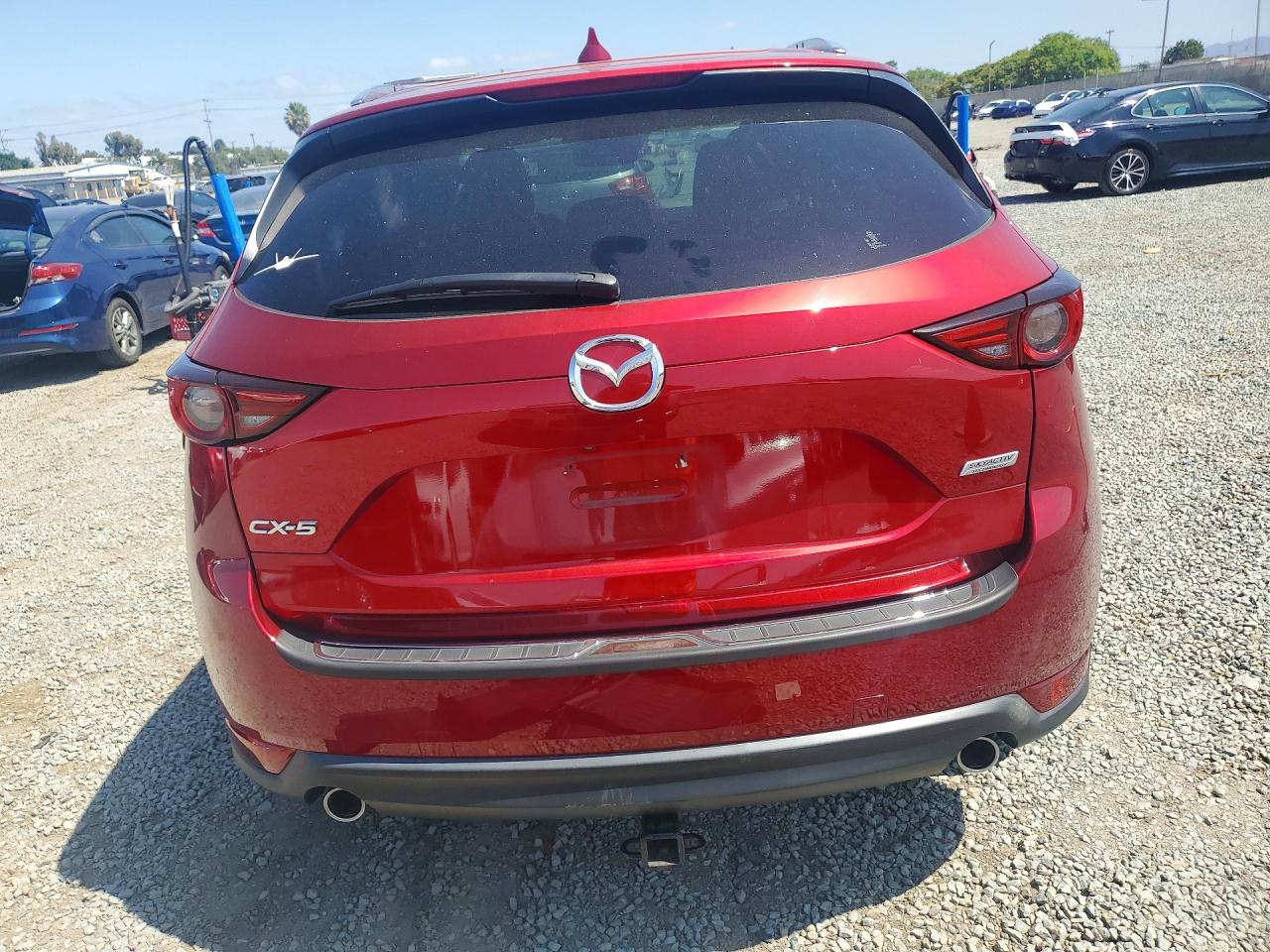 2019 Mazda Cx-5 Grand Touring Red vin: JM3KFADM5K0696598