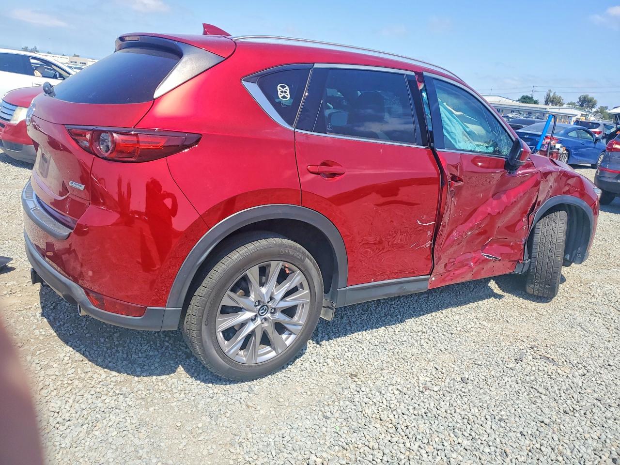 2019 Mazda Cx-5 Grand Touring Red vin: JM3KFADM5K0696598