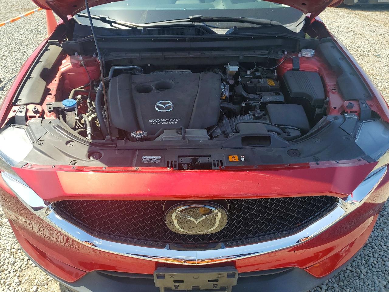2019 Mazda Cx-5 Grand Touring Red vin: JM3KFADM5K0696598