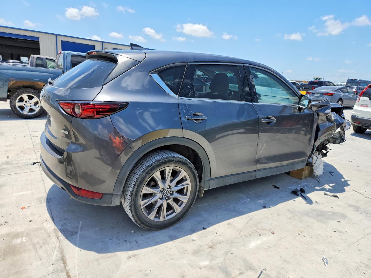 2019 Mazda Cx-5 Grand Touring Gray vin: JM3KFADM5K1513260