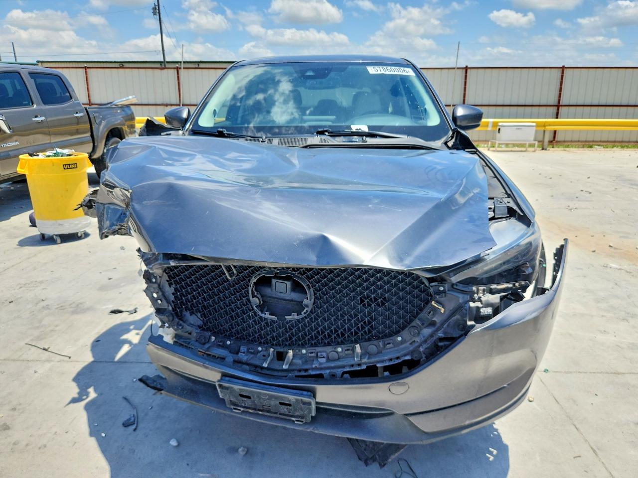 2019 Mazda Cx-5 Grand Touring Gray vin: JM3KFADM5K1513260