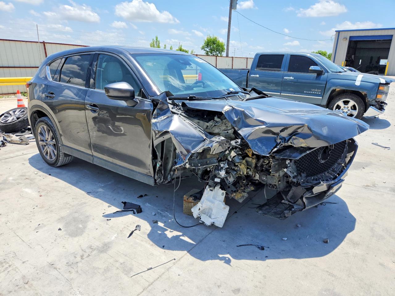 2019 Mazda Cx-5 Grand Touring Gray vin: JM3KFADM5K1513260