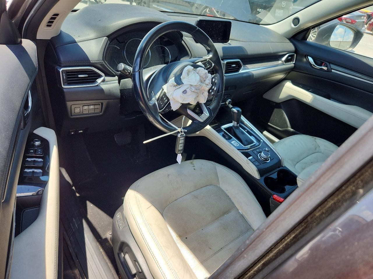 2019 Mazda Cx-5 Grand Touring Gray vin: JM3KFADM5K1513260