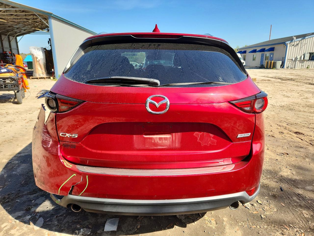2018 Mazda Cx-5 Grand Touring Red vin: JM3KFADM8J1383456