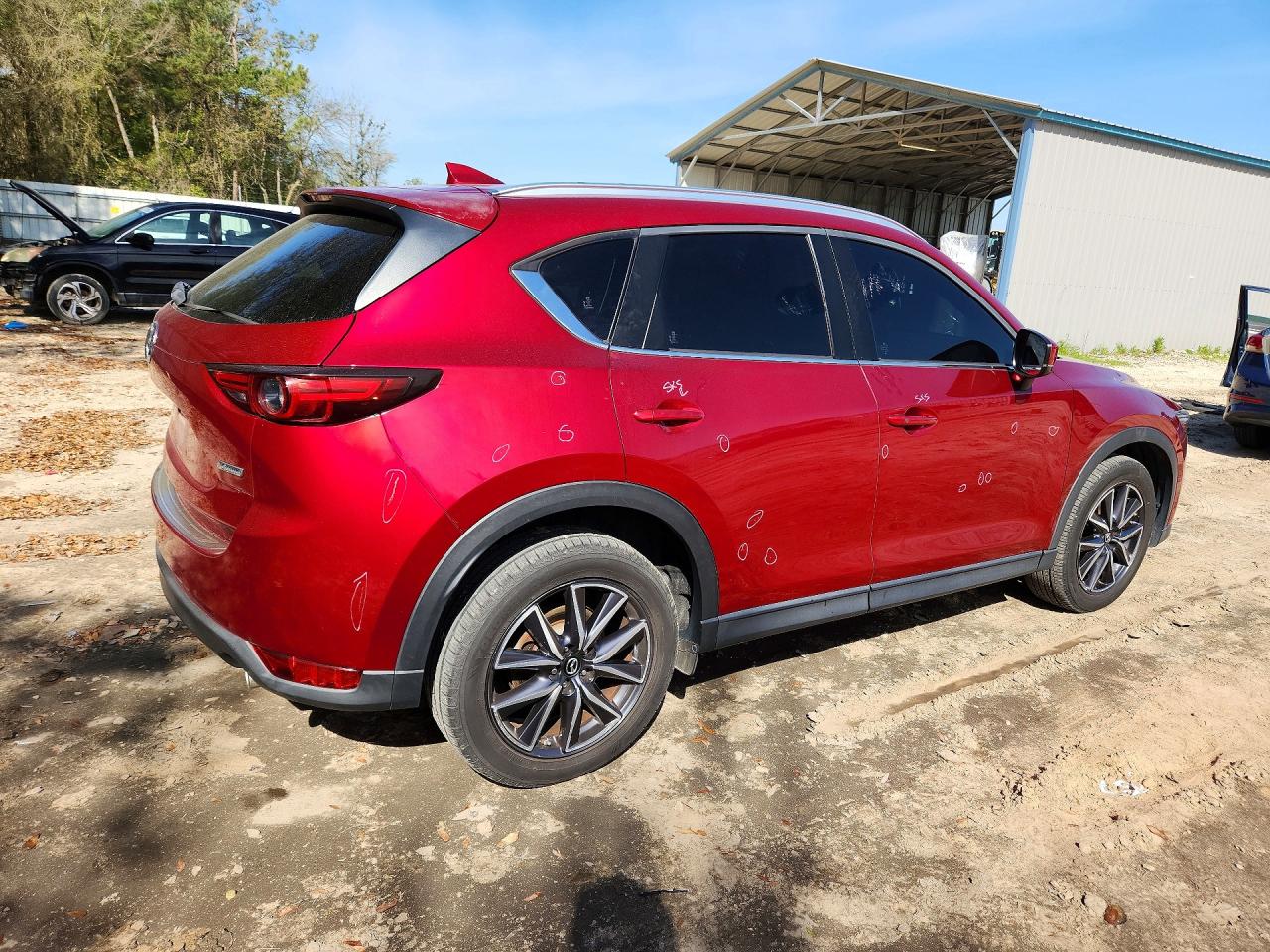 2018 Mazda Cx-5 Grand Touring Red vin: JM3KFADM8J1383456