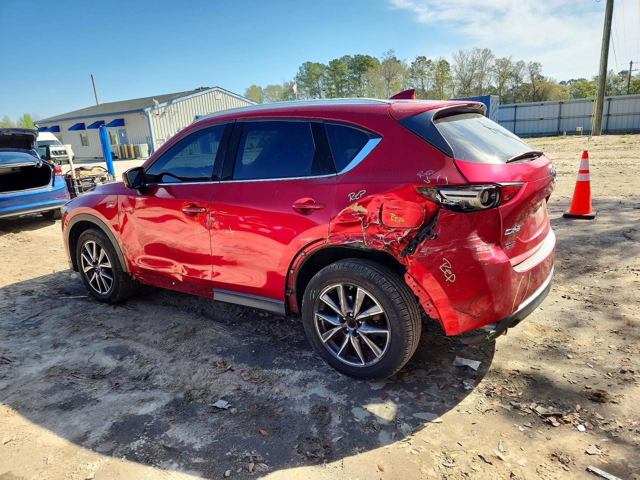 2018 Mazda Cx-5 Grand Touring Red vin: JM3KFADM8J1383456