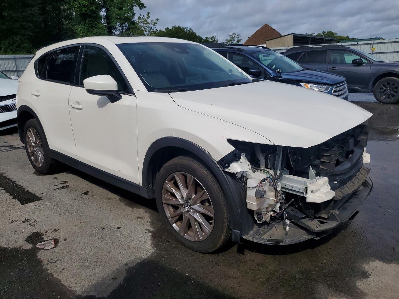 2019 Mazda Cx-5 Grand Touring Белый vin: JM3KFADM8K0541155