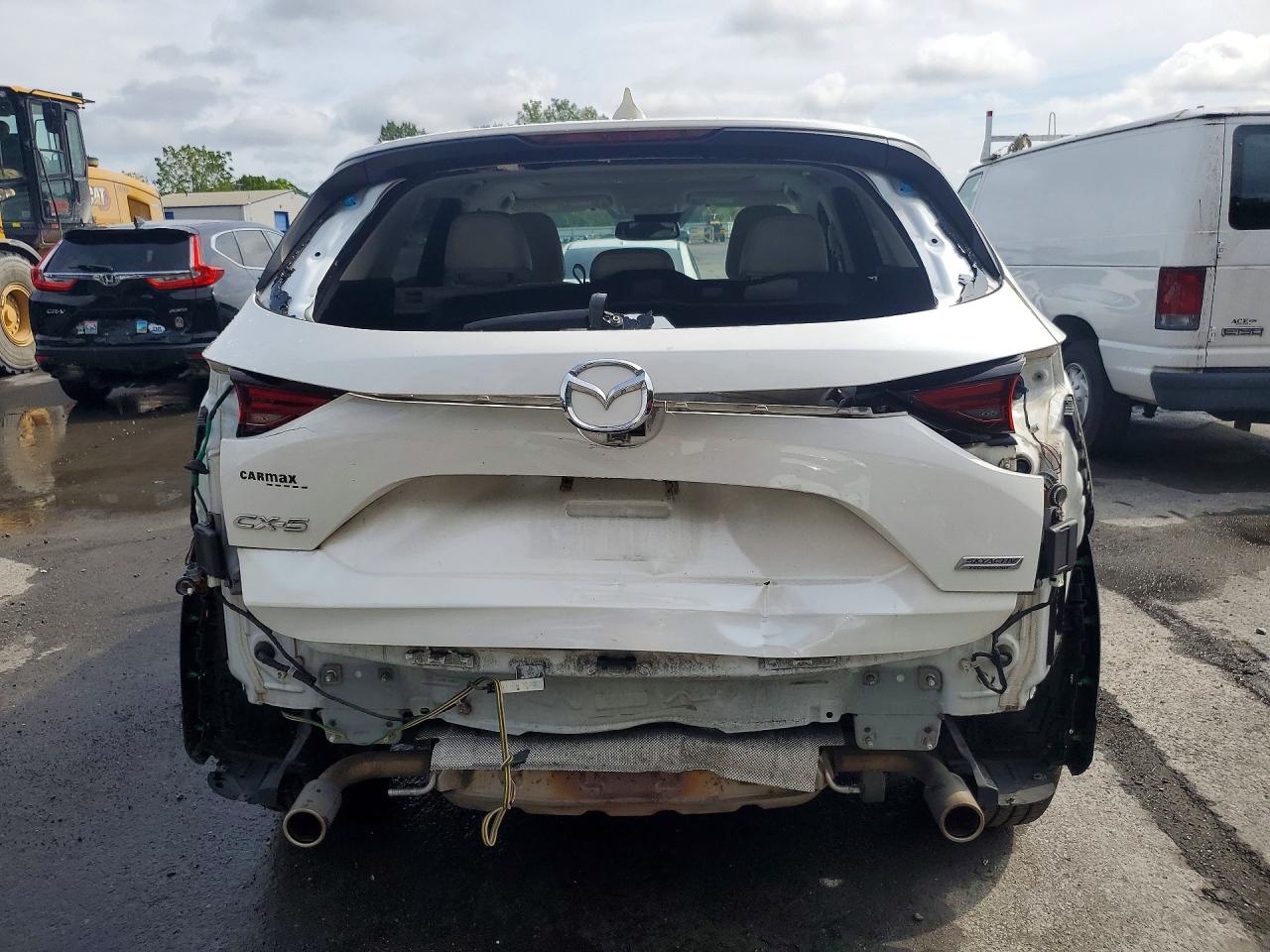 2019 Mazda Cx-5 Grand Touring Белый vin: JM3KFADM8K0541155