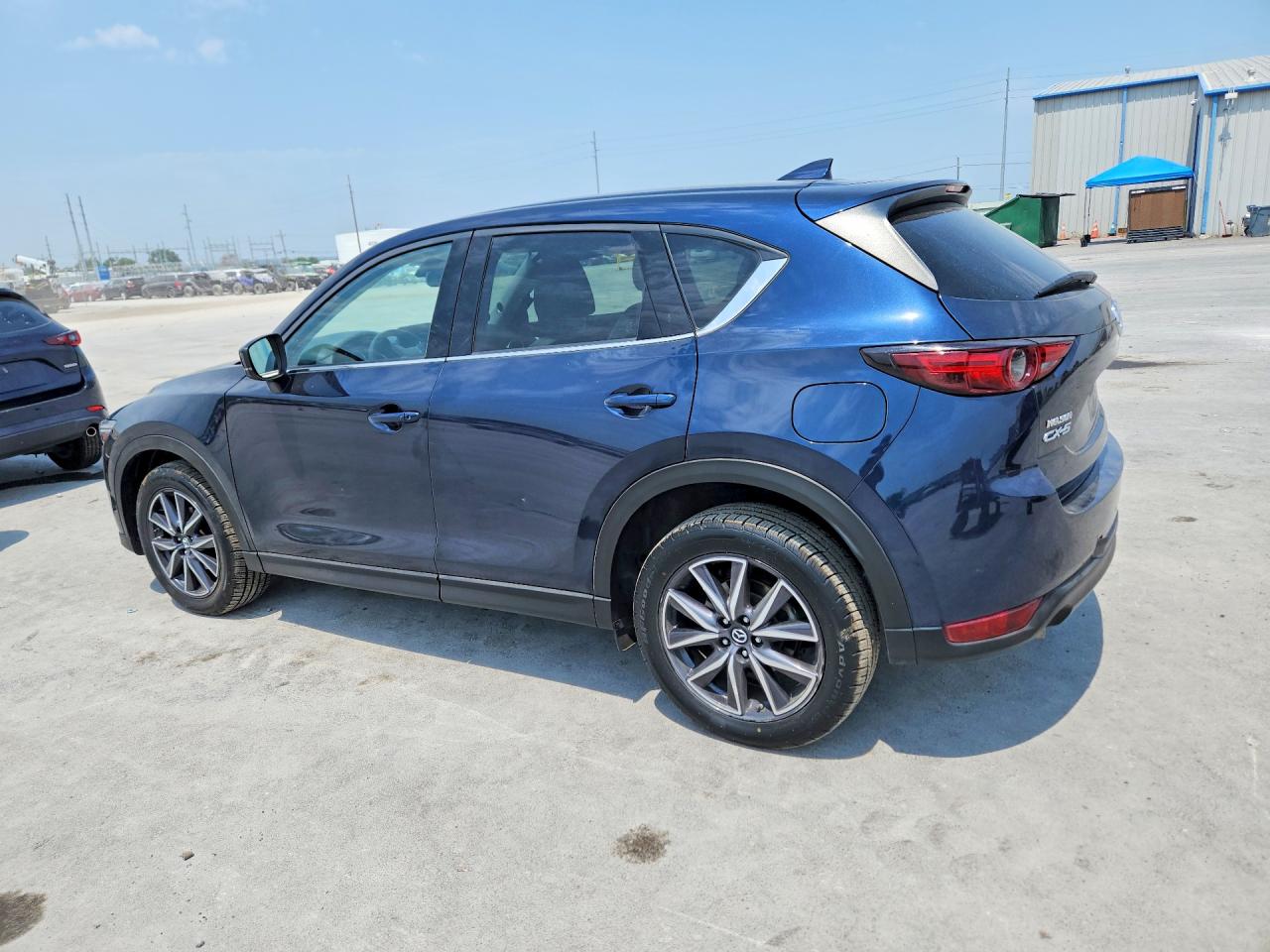 2018 Mazda Cx-5 Grand Touring Blue vin: JM3KFADMXJ1440479