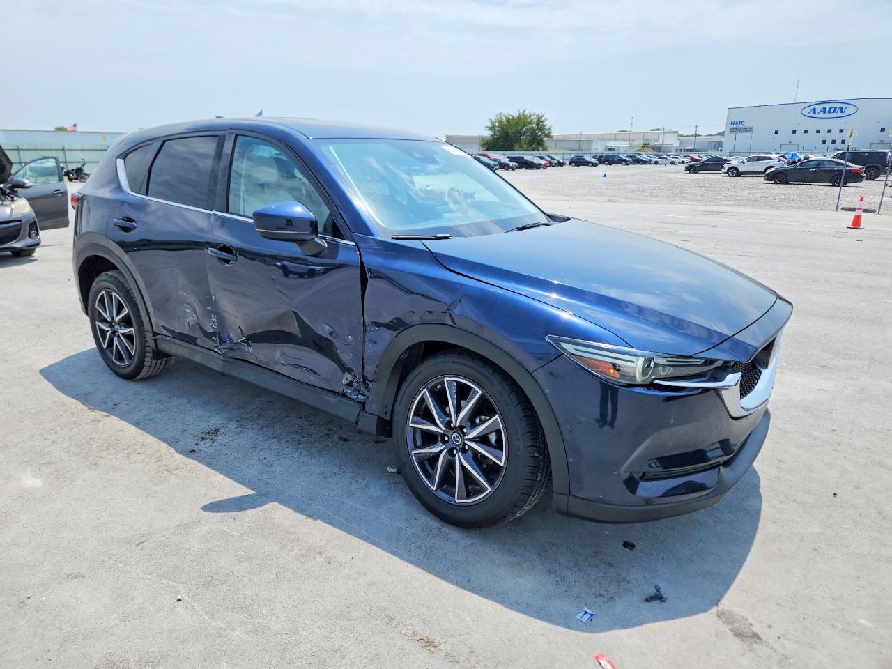 2018 Mazda Cx-5 Grand Touring Blue vin: JM3KFADMXJ1440479