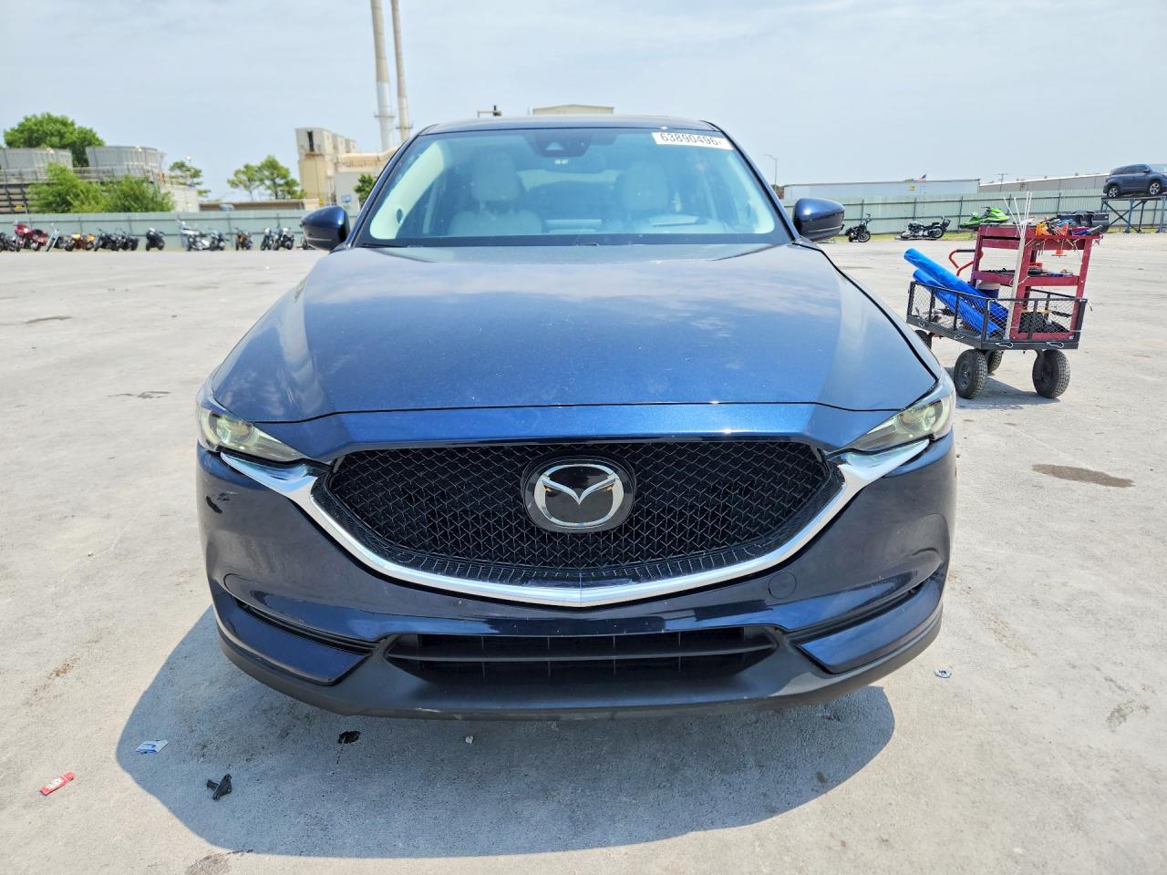 2018 Mazda Cx-5 Grand Touring Blue vin: JM3KFADMXJ1440479