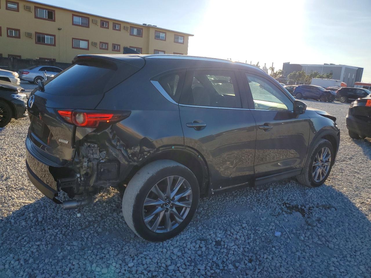 2019 Mazda Cx-5 Grand Touring Gray vin: JM3KFADMXK1670346