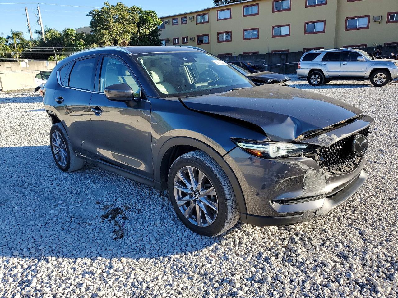 2019 Mazda Cx-5 Grand Touring Gray vin: JM3KFADMXK1670346